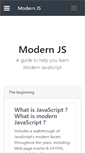 Mobile Screenshot of modernjs.com