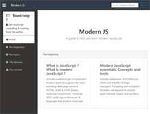Tablet Screenshot of modernjs.com